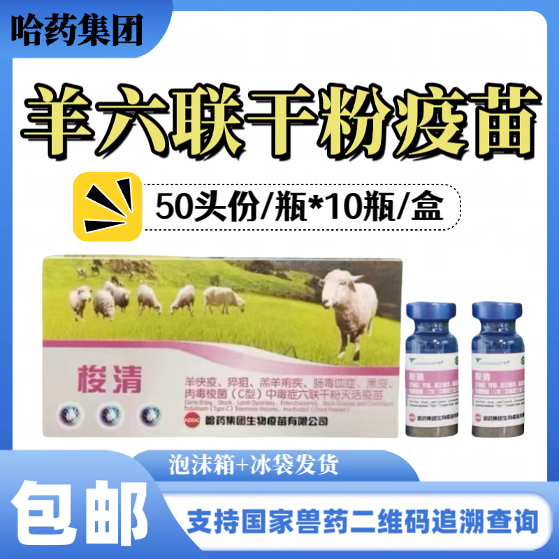 Вакцина против шести суставов для овец, сухой порошок, вакцина для овец Шуоцин
