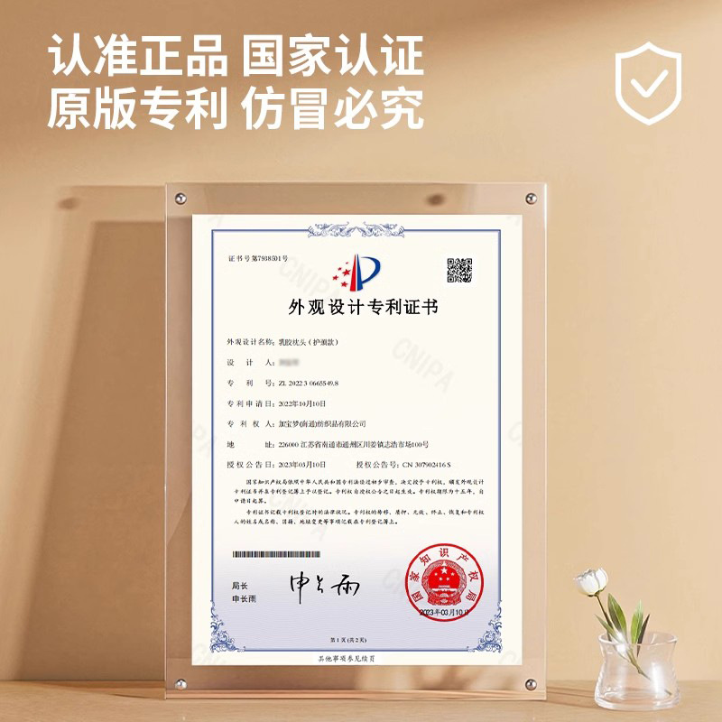 Thai Latex Pillow Cervical Spine Pillow Core Rectangular Neck Protector Pair Household Natural Rubber Single Dormitory Student