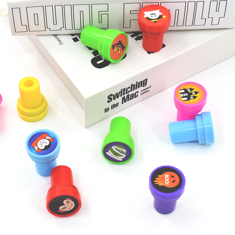 Factory direct supply Halloween seal children's toy seal suit 50PCS hand account painting decoration tools wholesale