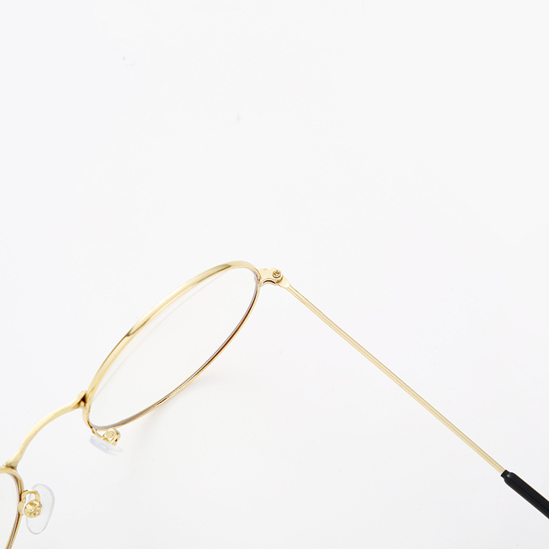 Color round sunglasses metal sunshade sunglasses men's wholesale prince glasses flat glasses