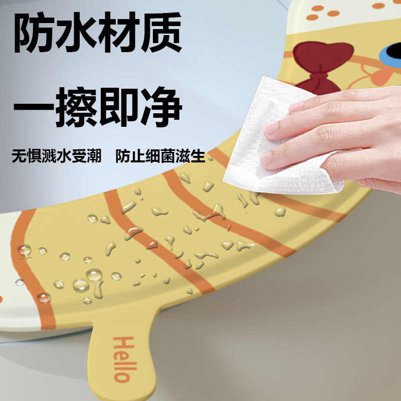 New Toilet Mat Four Seasons Universal Waterproof Toilet Sticker Thickened EVA Toilet Mat Cartoon Sticker Toilet Pad