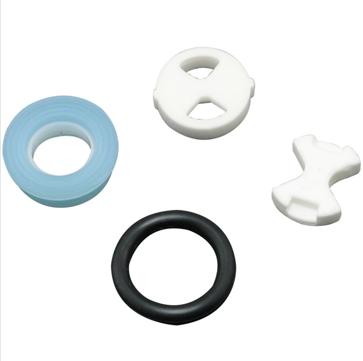 Brass valve core faucet ceramic valve core universal all copper stainless steel angle valve washing machine faucet quick opening copper fittings