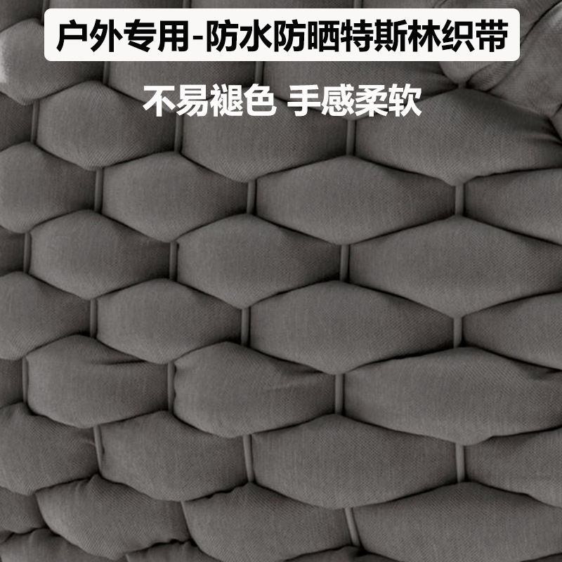 Outdoor Sofa Courtyard Villa Balcony Rattan Chair Coffee Table Furniture Combination Waterproof Sun Protection Rattan Garden Nordic Leisure