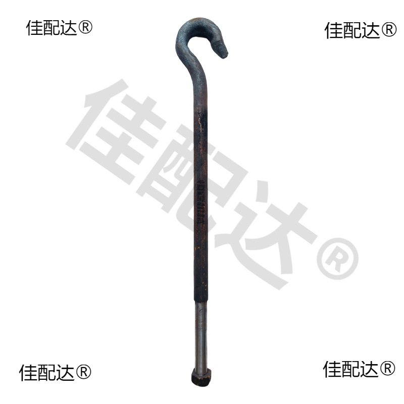 Hook-Type Shot Blasting Machine Accessories 1 Ton 2 Tons 3 Tons 5 Tons Forged Round Steel Wear-Resistant Hook Hoisting Assembly Self-Rotating Gear