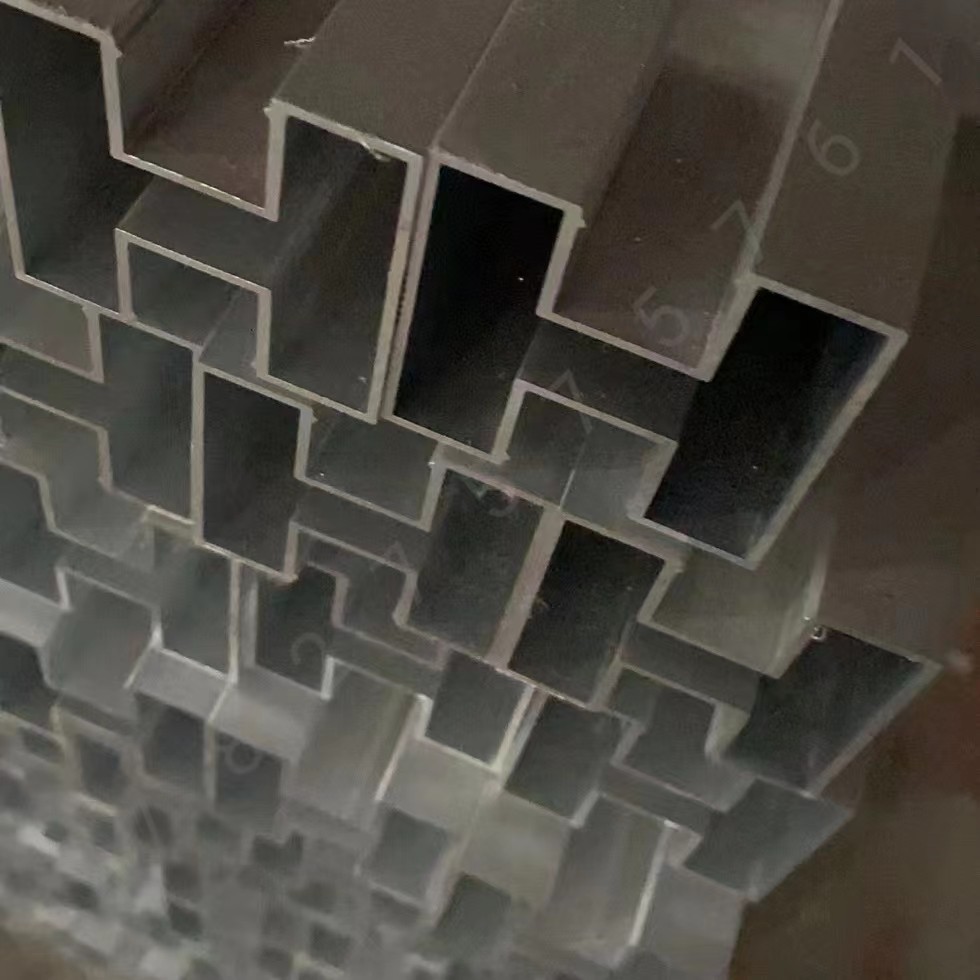 Spot 50*50 40*40 Aluminum Profile Concave Tube Aluminum Alloy Single Concave Tube Double Concave Tube 6063 Material