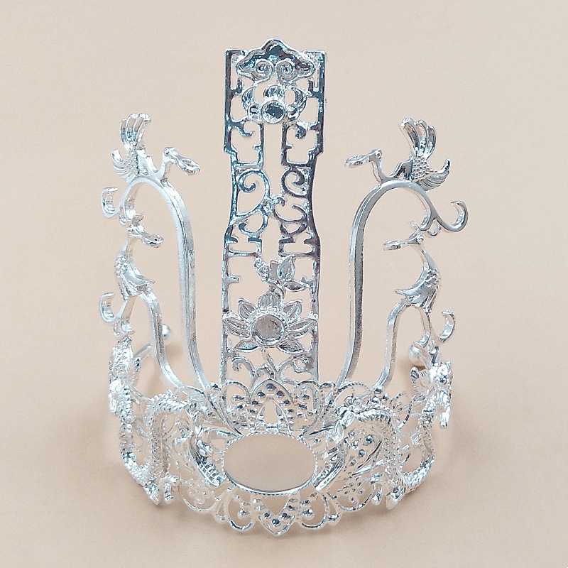 DIY Hanfu Cloud Crane Hair Crown Ancient Suit Men's Hair Tiara Hair Hairpin Ancient Style Hair Accessories Photography Performance Ancient Clothing Accessories