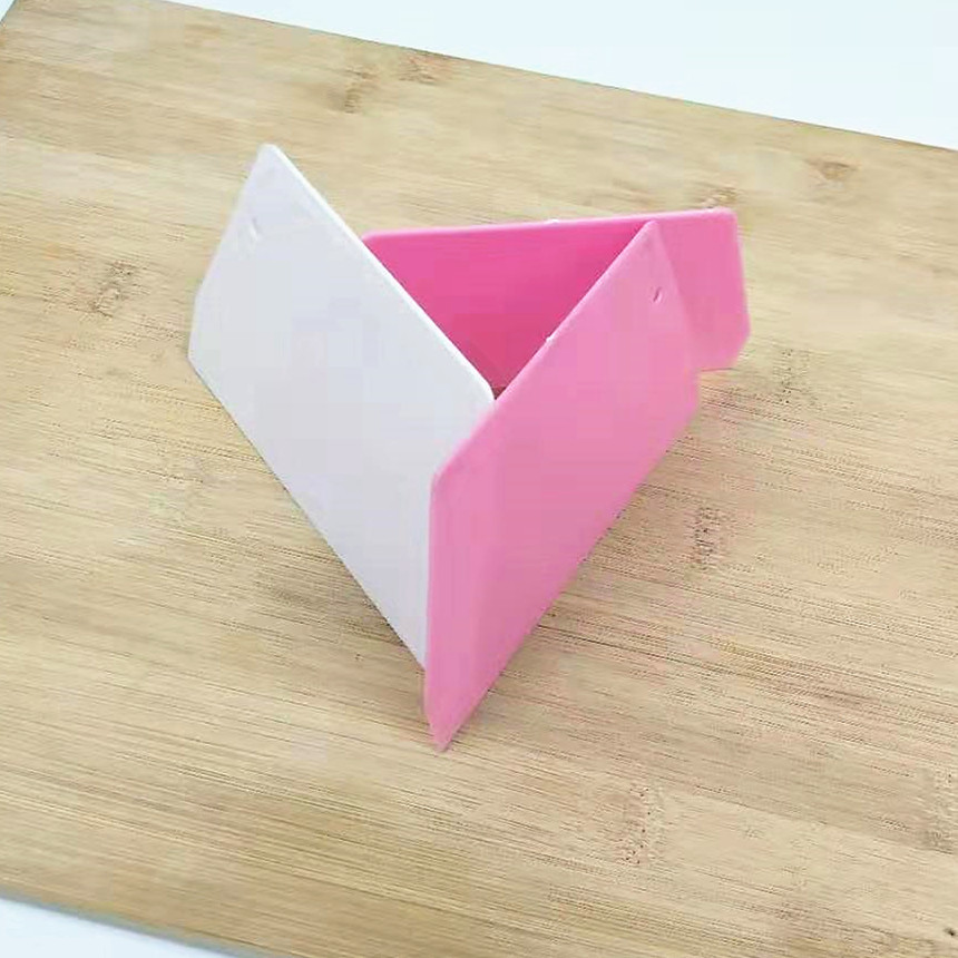 Инструменты для выпечки Пластиковый скребок Трапециевидный Малый скребок для крема Тесто Нож для нарезки Выпечки