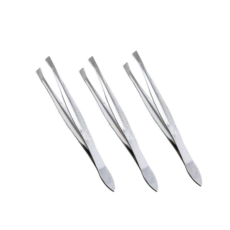 Oblique stainless steel eyebrow clip spot eyebrow clip eyebrow clip makeup tool multi-use plucking eyebrow clip eyebrow scissors