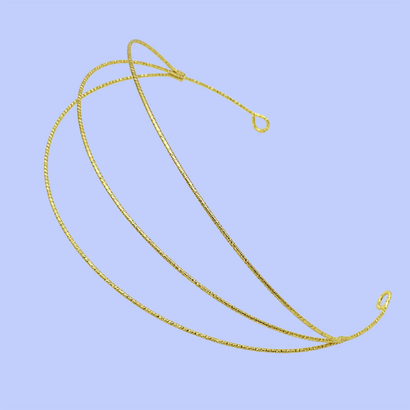 Партия цветочной трехслойной короны антикварный стиль династии Мин ханфу Ванле цветочная корона головной убор невесты электрофорез электропокрытие шпилька Нянь аксессуары