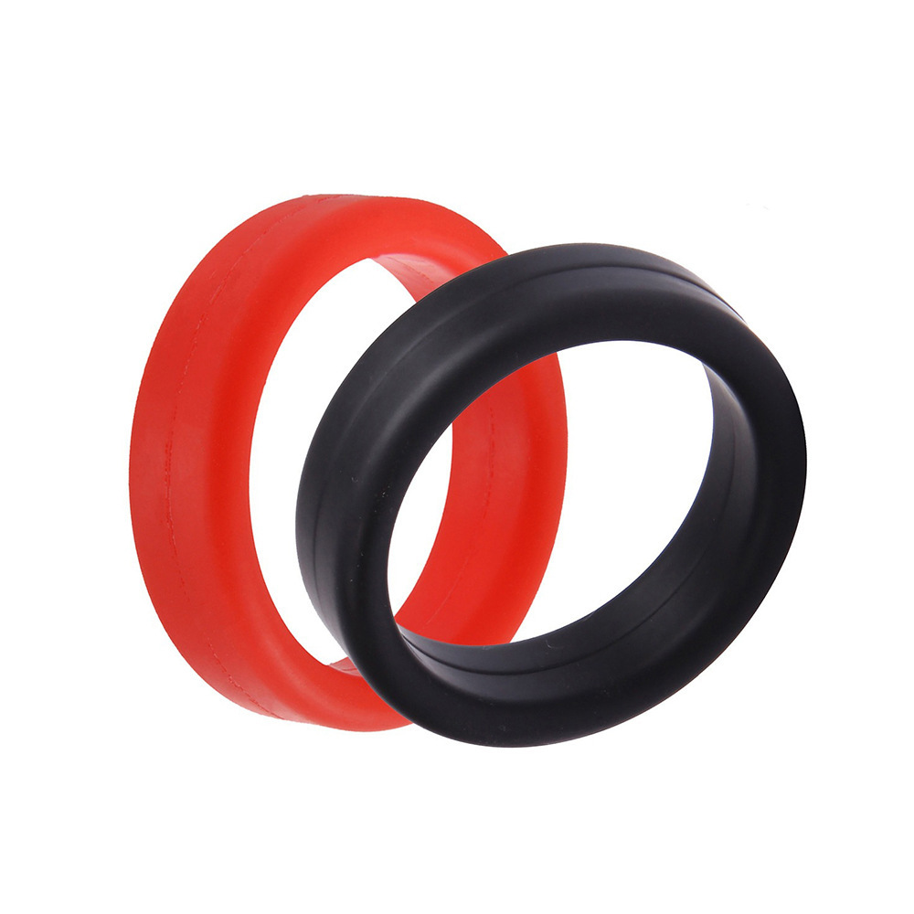 Thick Ring Delay Anti-shooting Silicone Precision Locking Ring for Men Durable Penile Ring for Husband and Wife Adult Products Sex Goods