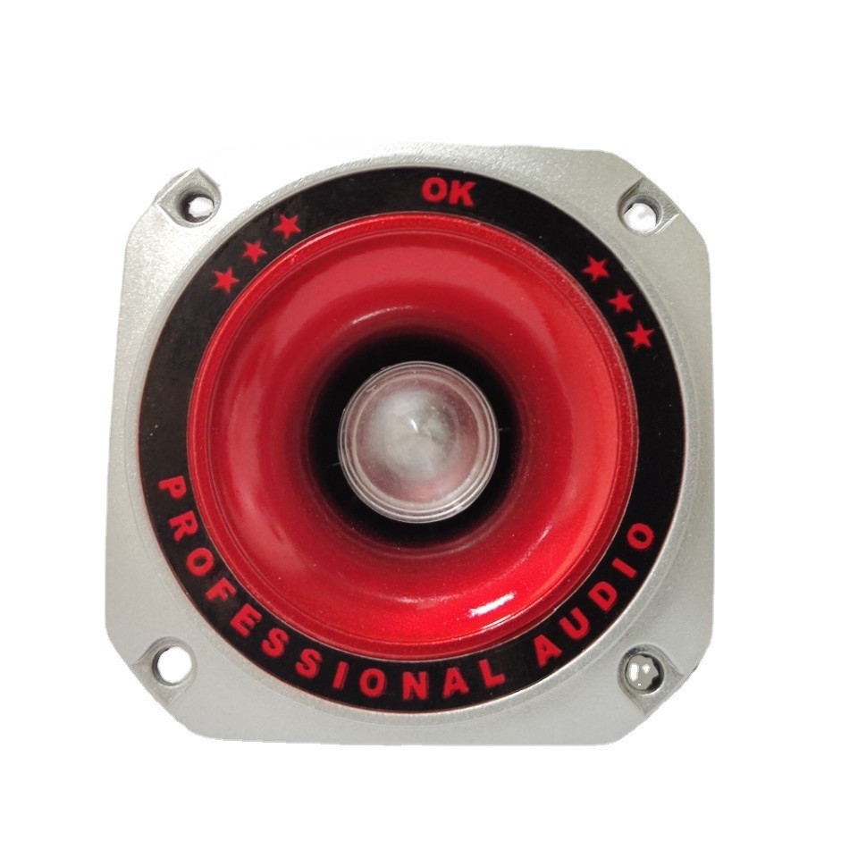 Цветные огни тройной измененный на домашний автомобильный твитер квадратные светодиоды мигающие огни тройной сабвуфер пьезоэлектрический рог тройной