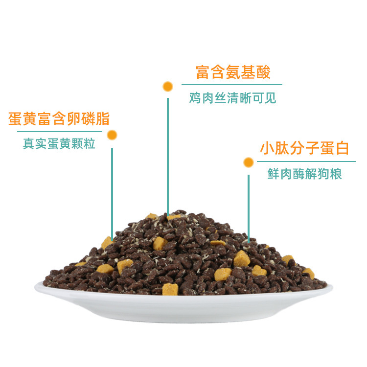 Always three spell dog food Teddy golden retriever adult dog General egg yolk freeze-dried food factory direct dog food wholesale generation