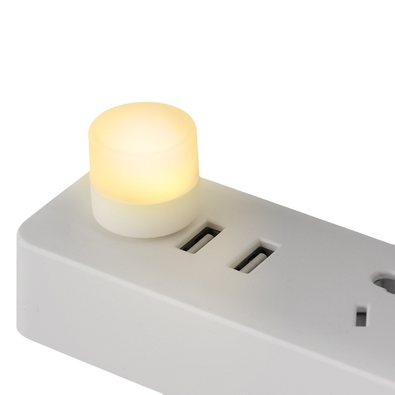Stall Night Market Night Light Mini Atmosphere Led Light Creative Portable Small Round Light Plug-In USB Light Student Eye Protection Light