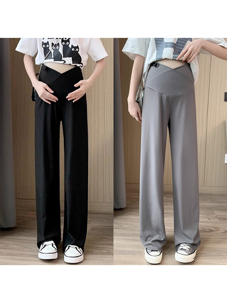 Maternity Safety Pants and Underwear Two-In-One Belly-Controlling Boxer Briefs for Pregnant Women during Pregnancy, Belly-Supporting High-Waisted Large Size Seamless Antibacterial