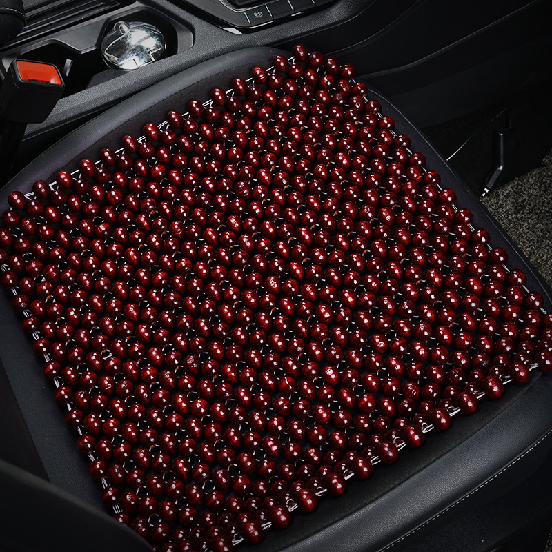 Летняя подушка для сидений автомобиля, охлаждающий мат из деревянных бусин, универсальный мат на все сезоны, вентилируемая, дышащая подушка для сидений грузовика