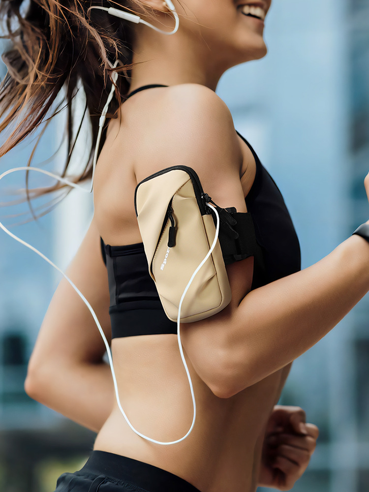 Running Mobile Phone Arm Bag Sports Arm Cover Unisex Fitness Equipment Lightweight Mobile Phone Bag Wrist Bag Cross-border