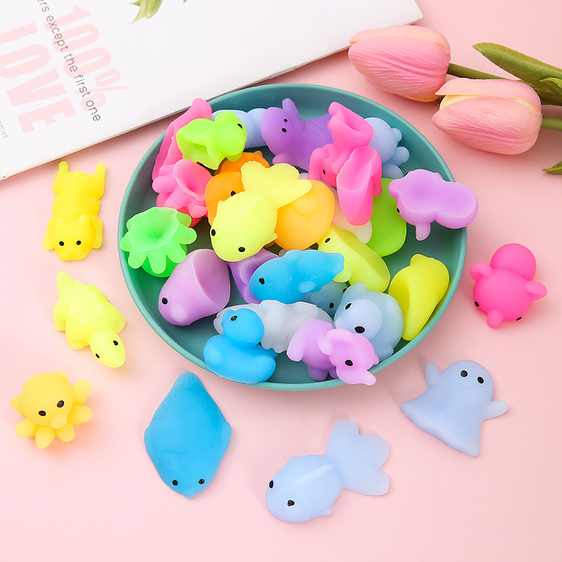 3g super cute little dumplings pinch music decompression toy cute animal pinch ball decompression children's hand pinch small toy