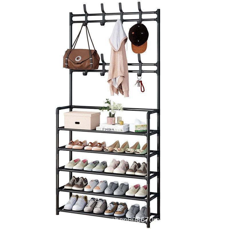 Floor shoes and hats rack wholesale simple coat rack hanger dormitory household dustproof storage shoe rack multi-layer storage rack