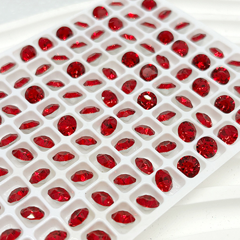 New imitation China 6mm color 33 cut caulking drill pile drill beauty makeup nail diy accessories materials manufacturers wholesale