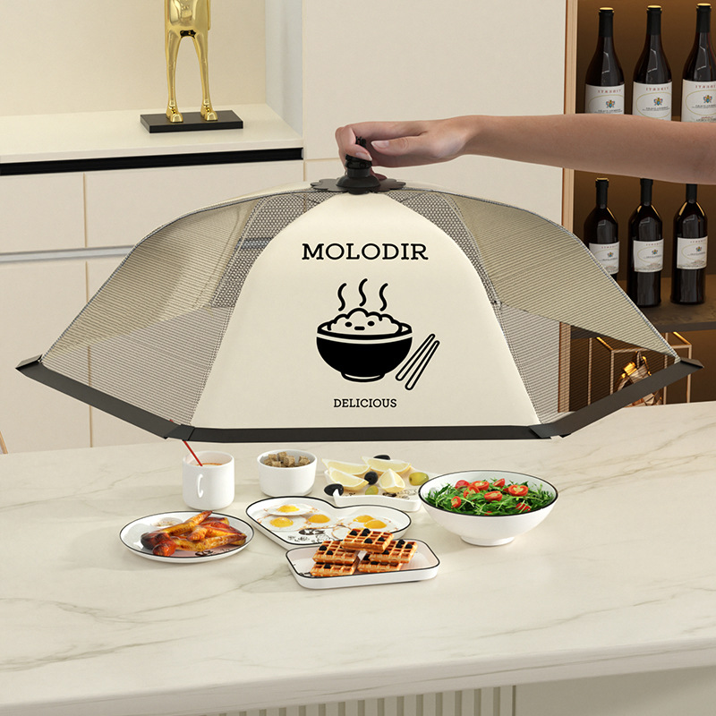 Food cover vegetable cover foldable leftovers food cover new dining table table cover vegetable umbrella fly-proof dustproof