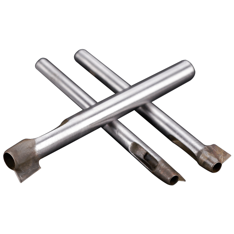 Monk's Head Leather Punch with Hole and Tail Belt Punch with Blade Round Punch with Tail Punch