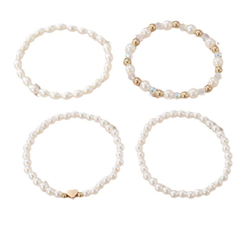 Love anklet light luxury high-end jewelry children's friends girlfriends birthday gift multi-piece jewelry