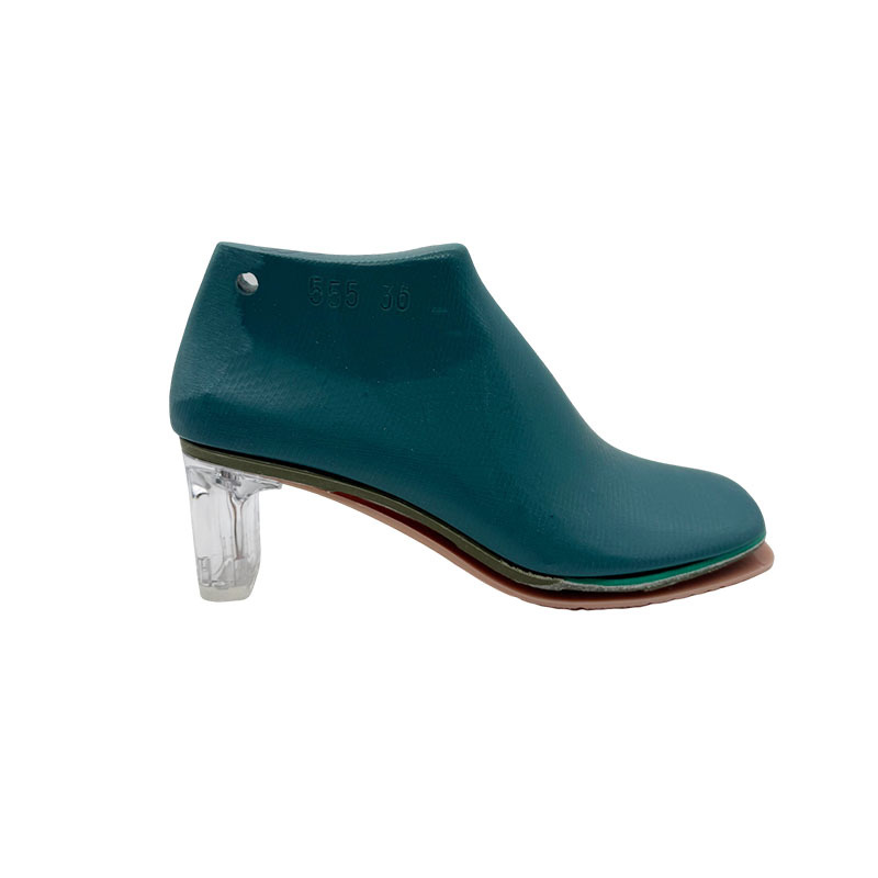 Manufacturer Supplies European and American Semi-Finished Products Processing Supporting Slippers Mold Midsole Glue Outsole 5cm Transparent Crystal Heel