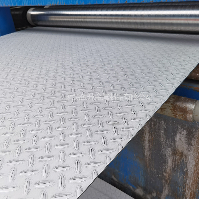 Wuxi 304 Stainless Steel Pattern Plate Industrial Cutting Special Embossed Anti-Skid Plate Lentil Millet Grain Pattern