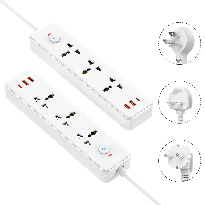 Universal Multi-National Power Strip Socket Suitable for Household Office Small Appliances Power Strip 2500W Universal Power Strip
