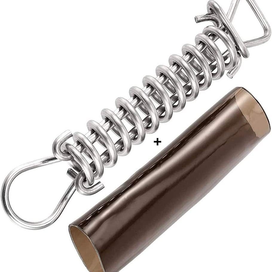 Amazon Hot Sale Swimming Pool Accessories Cover Cloth Stainless Steel Spring Pull Belt Plug D Ring Cover Winter Protection