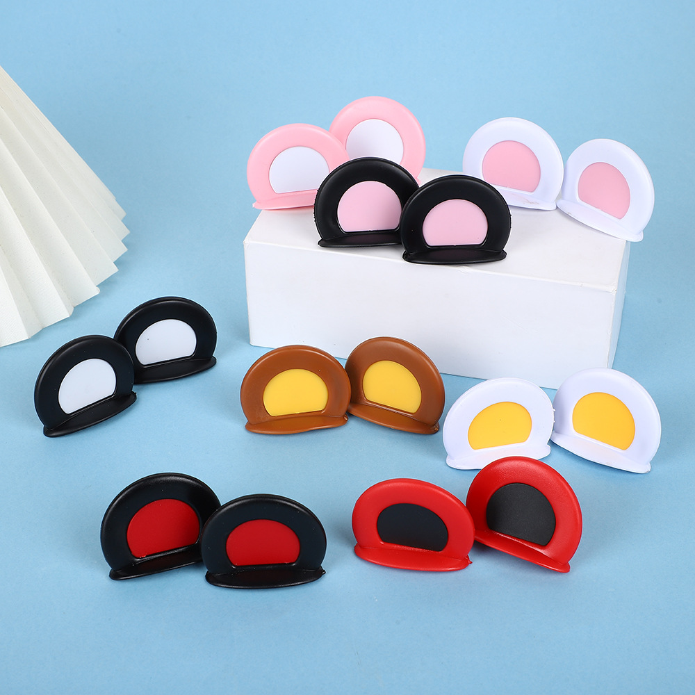 Bear ears electric car motorcycle decorative helmet locomotive lamp cap cute personality high color value small accessories wholesale