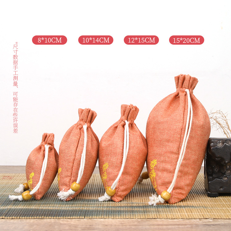 Customized Pure Cotton and Linen Bags, Small Cup Bags, Jewelry Bags, Storage Bags, Drawstring Flap Pocket Pantss, Toy Bags, Plate Bead Bags