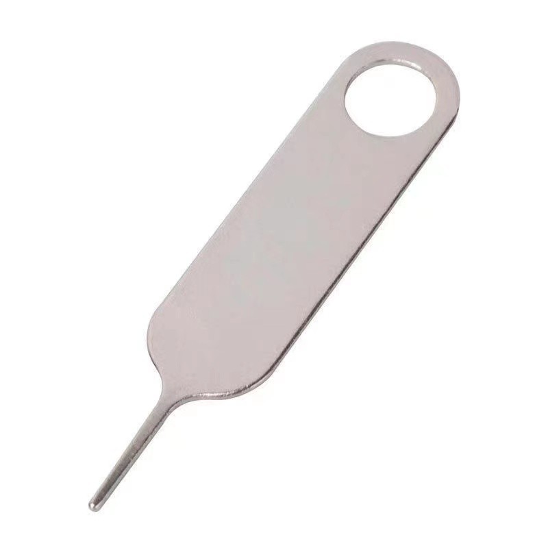 Factory direct supply universal solid card needle SIM card picker commonly used mobile phone take lengthened stainless steel card picker