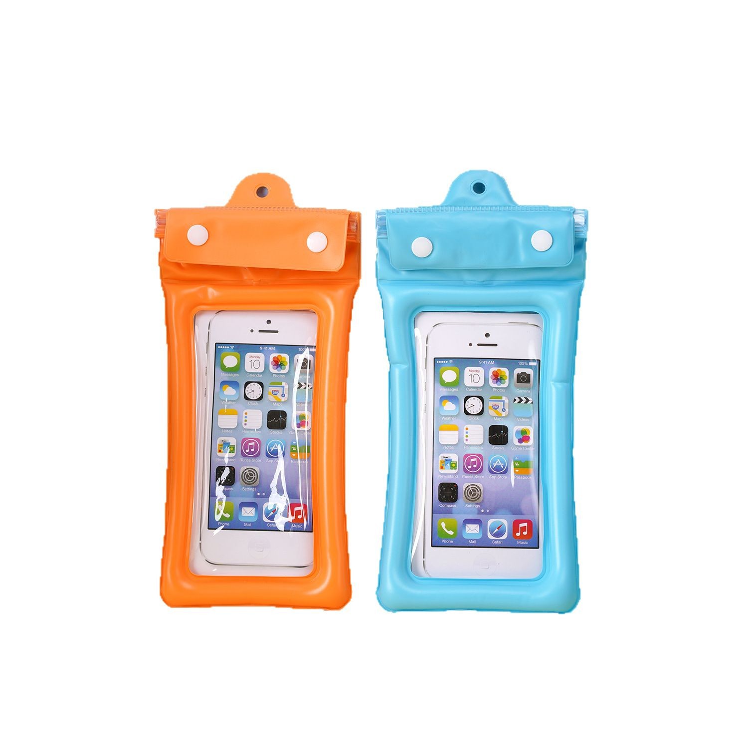 Touch Screen Mobile Phone Waterproof Bag Seaside Water Park Mobile Phone Storage Bag Take-out Rider Rain-proof Protective Cover