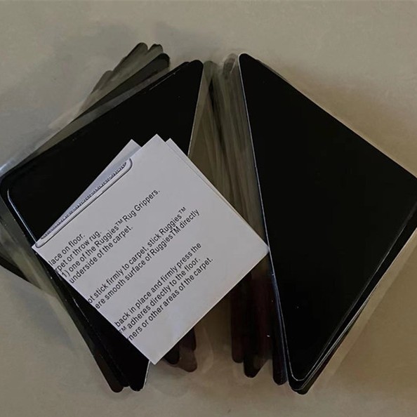 Amazon Carpet Anti-Slip Sticker Triangle Carpet Fixed Sticker Floor Mat Pu Washable Anti-Slip Carpet No Residual Glue Fixation