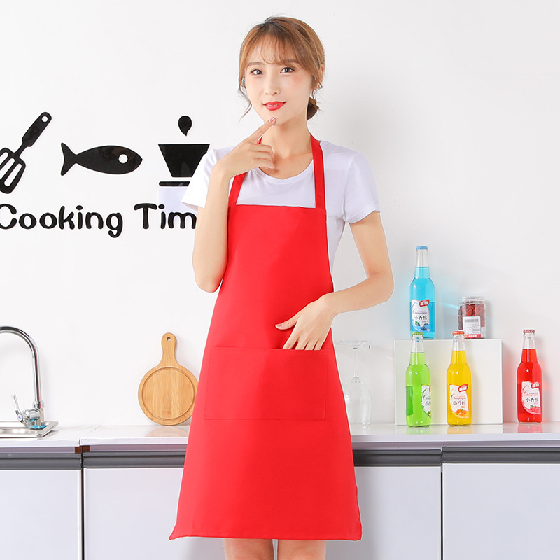 Processing Apron Custom Printing Work Clothes Wholesale Gift Printing Logo Factory Direct Sales Waterproof K-Style Custom Kitchen
