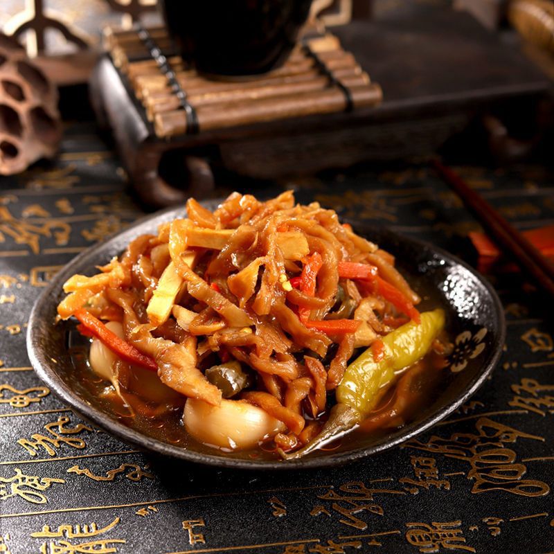 Anhui Specialty Eight-Treasure Mixed Pickles Bottled Clear Crisp Mixed 1500g Pickled Vegetables Pickles Grandma's Side Dish