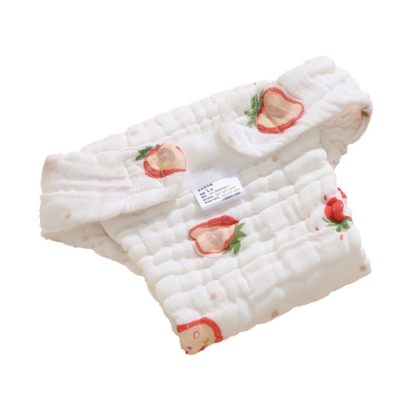 Baby diaper pants one-piece washable breathable A type diaper gauze cotton newborn baby urine ring four seasons