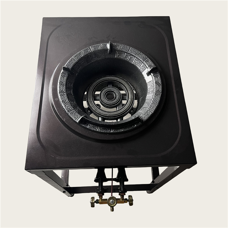 Medium-Pressure High-Power Stove with Shelf, Dual-Tube Dual-Rotating Dual-Electronic 24-Head 31A Flame-Out Protection Liquefied Gas Stove for Home Energy Saving