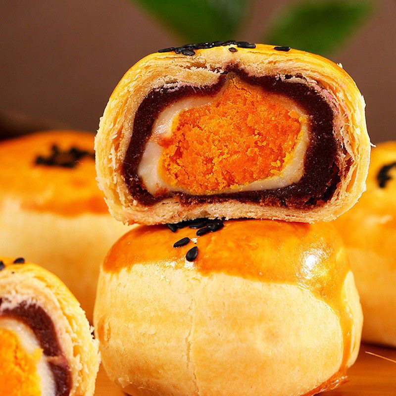 Egg yolk crisp snow Meiniang leisure food breakfast pastry Internet Celebrity Snack egg yolk purple sweet potato Chinese pastry heart wholesale