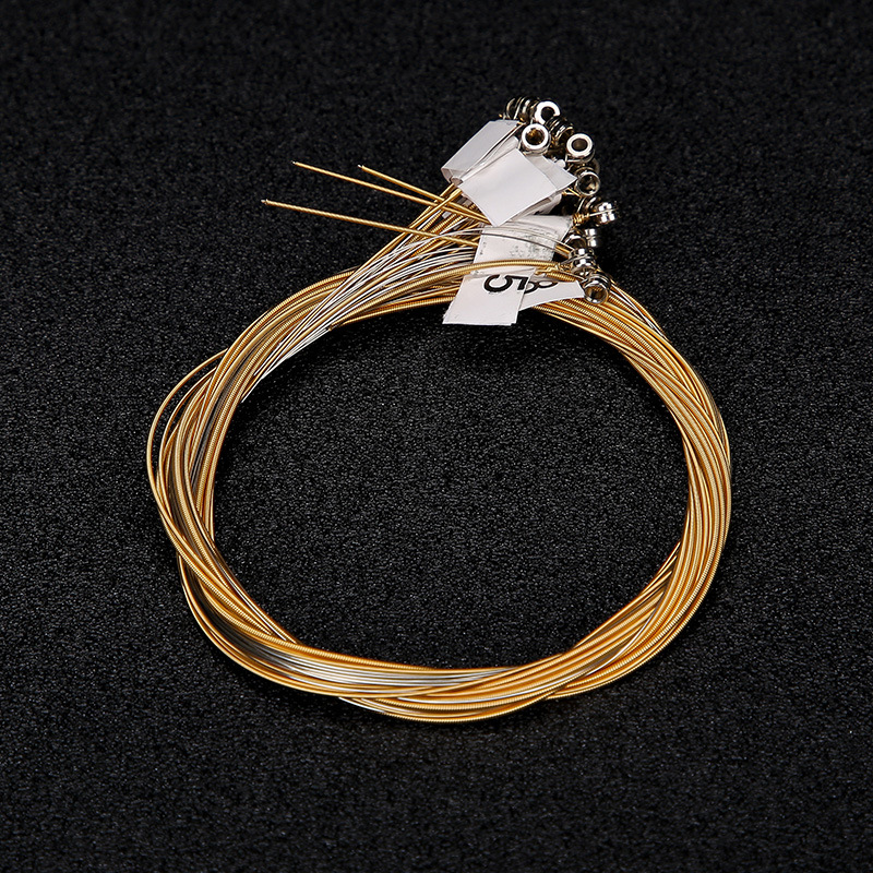 Enter the new Lea piano single string packaging 7/10/16/19/21/24/27/32 full series of brass strings