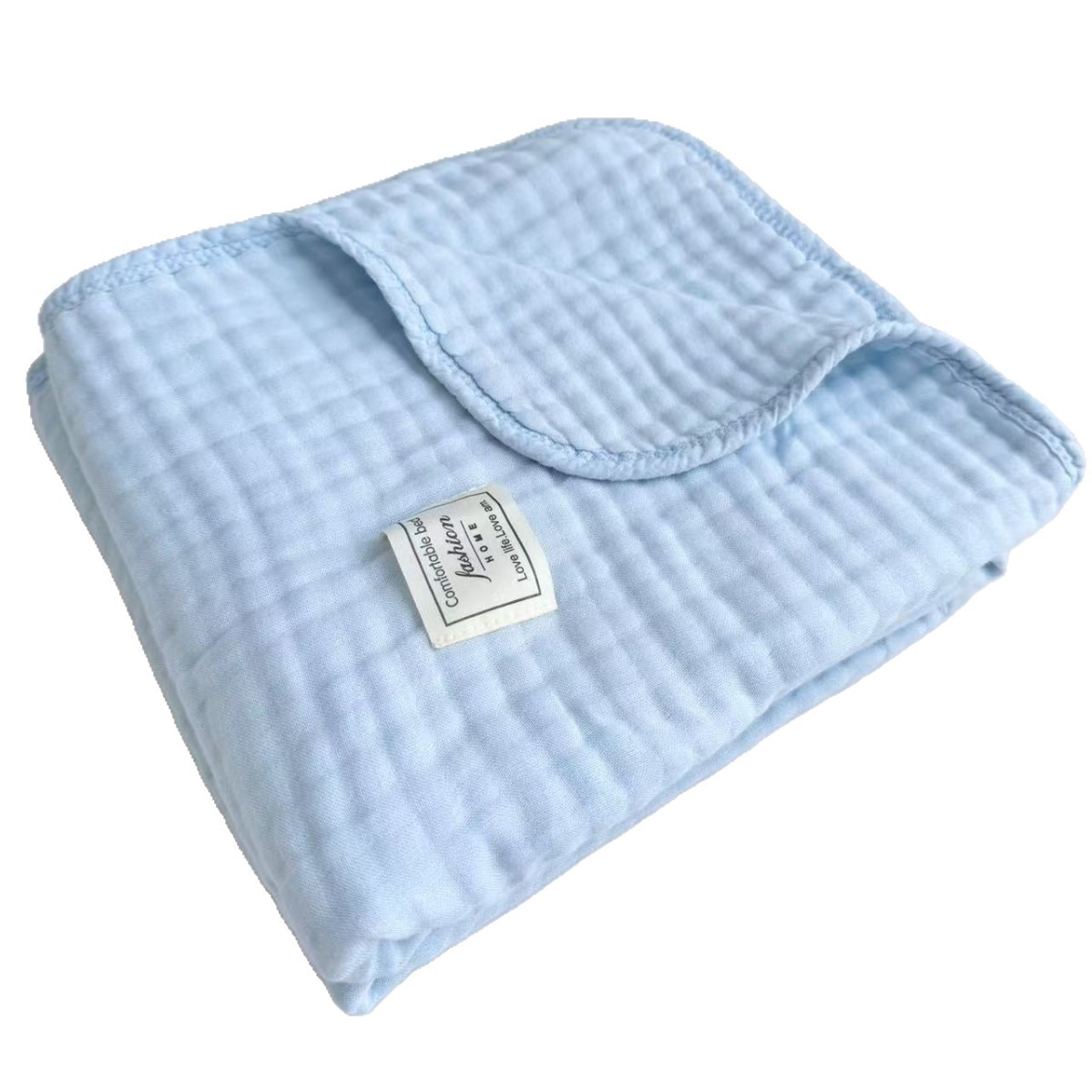 Baby 5A Antibacterial Super Soft Six-Layer Jelly Blanket Newborn Bath Towel Bamboo Fiber Pure Cotton Bamboo Cotton Gauze Pure Color