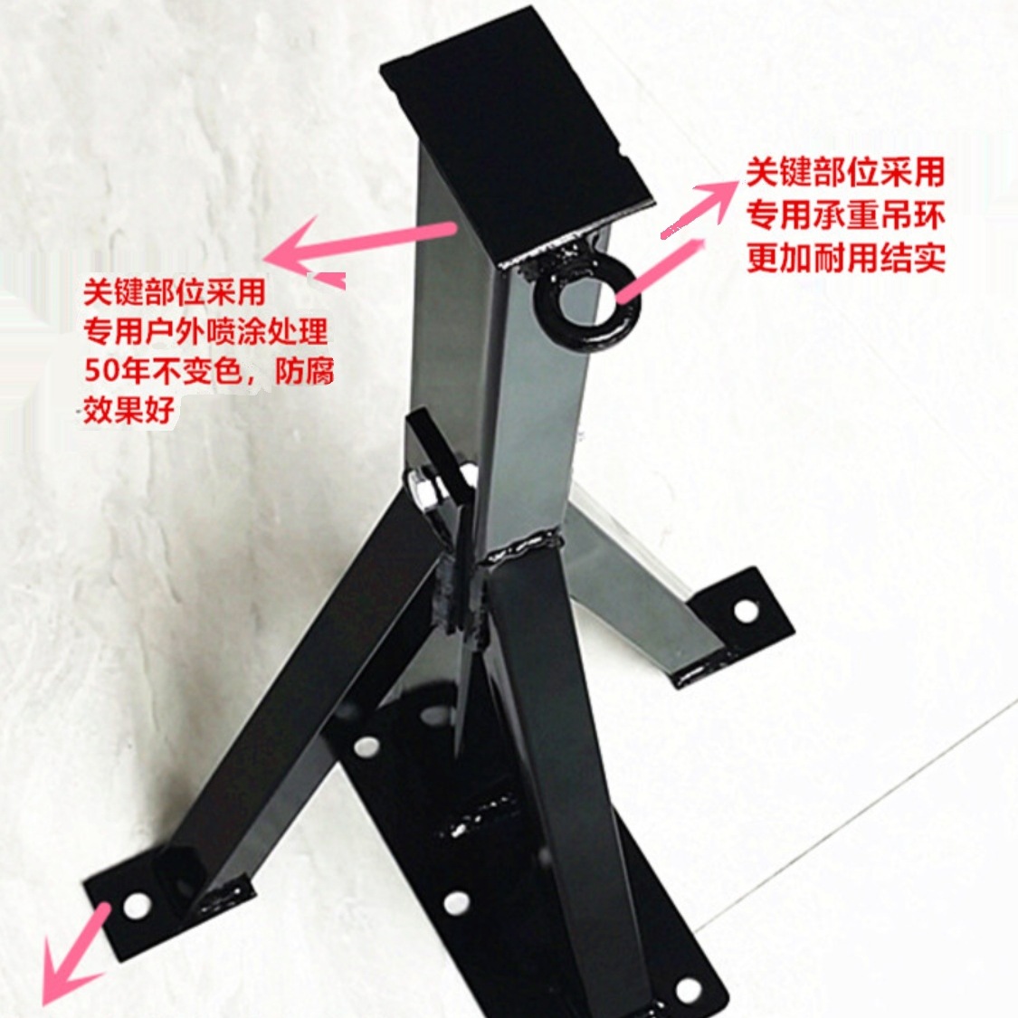 Sandbag Rack Boxing Sandbag Bracket Household Wall Fixed Sandbag Rack Hanger Indoor Hanging Ring Horizontal Bar