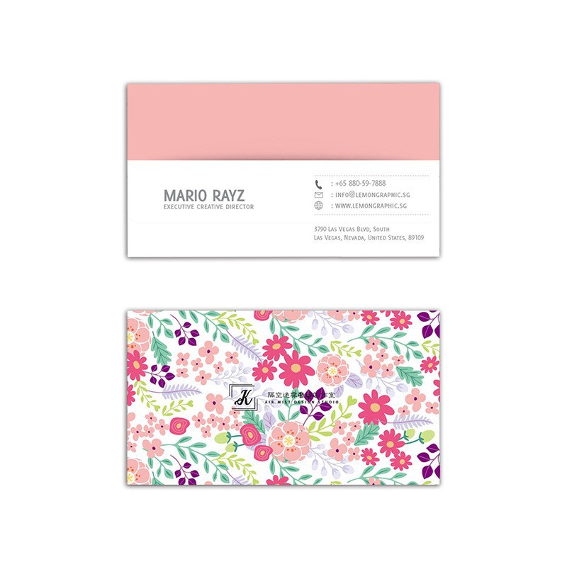 Business Card Custom Double-Sided Printing Free Design Company Business Custom Light Luxury Simple Card Gold Stamping High-End Customization