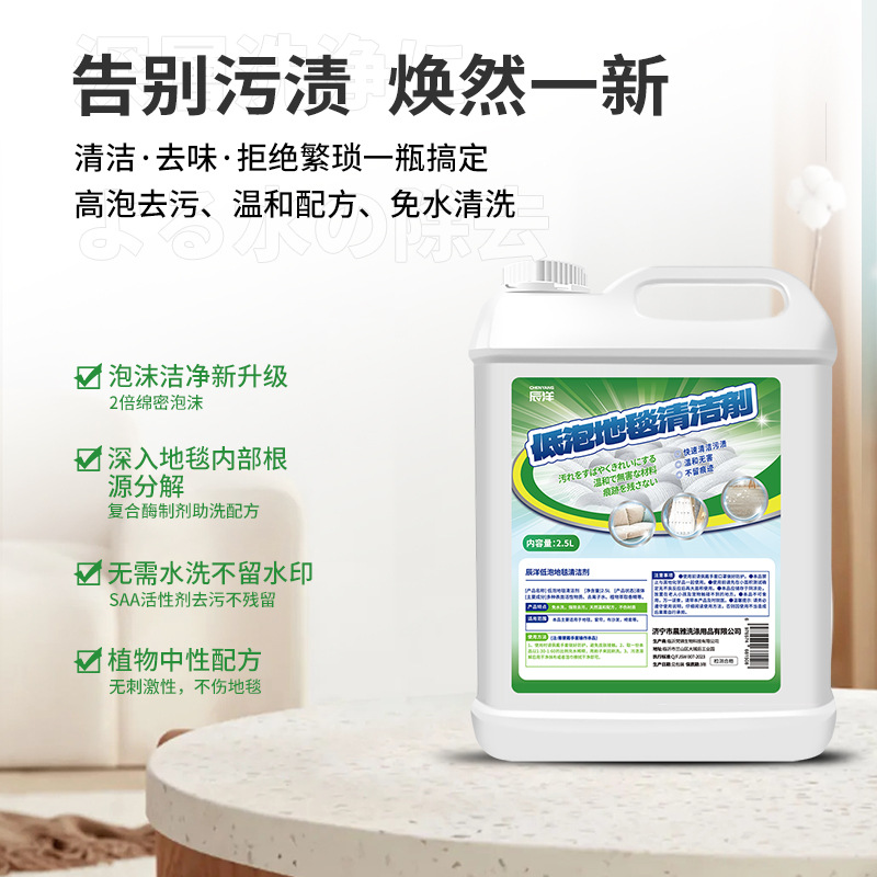 Carpet cleaner commercial large barrel fabric sofa stain removal cleaning agent wholesale 2.5L