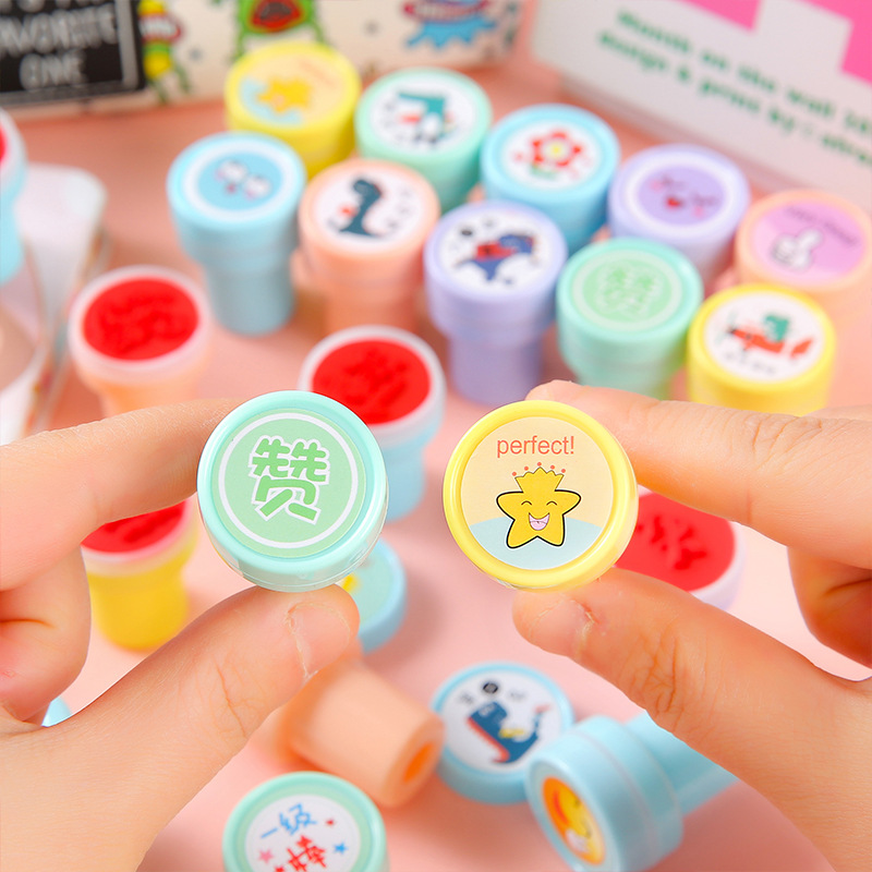 Teacher's Comments Seal Children's Cartoon Seal Teachers Praise Encourage Kindergarten Students Class Gift Wholesale