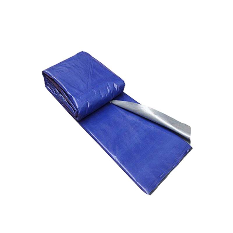 Thickened pe woven plastic blue silver cloth South Korea tarpaulin waterproof rainproof rainproof tarpaulin cover cloth tarpaulin factory