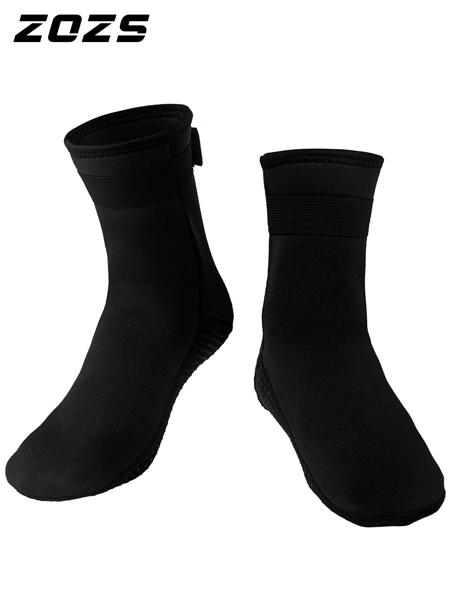 in stock 3M Floating Diving Beach Socks Surfing Snorkeling Socks Non-slip Cold-proof Warm Glue Dropping Winter Swimming Shoe Cover Middle Tube Equipment