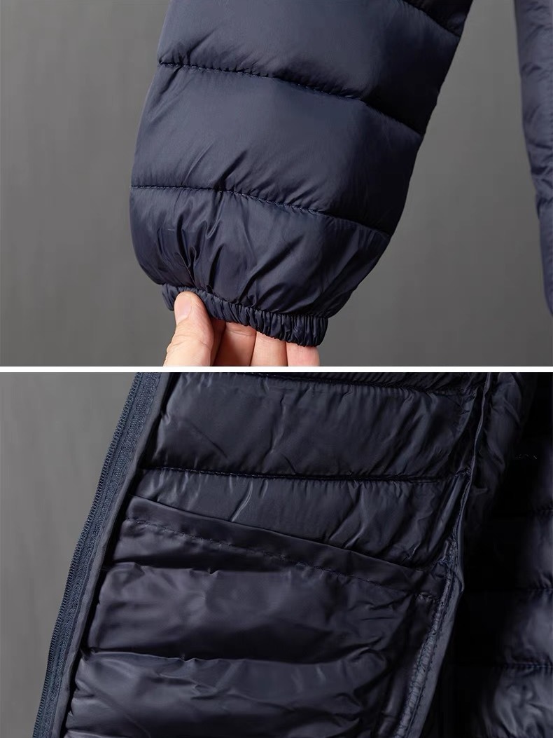 Winter men's new white duck down men's down jacket warm cold-resistant down jacket commuter casual down jacket wholesale