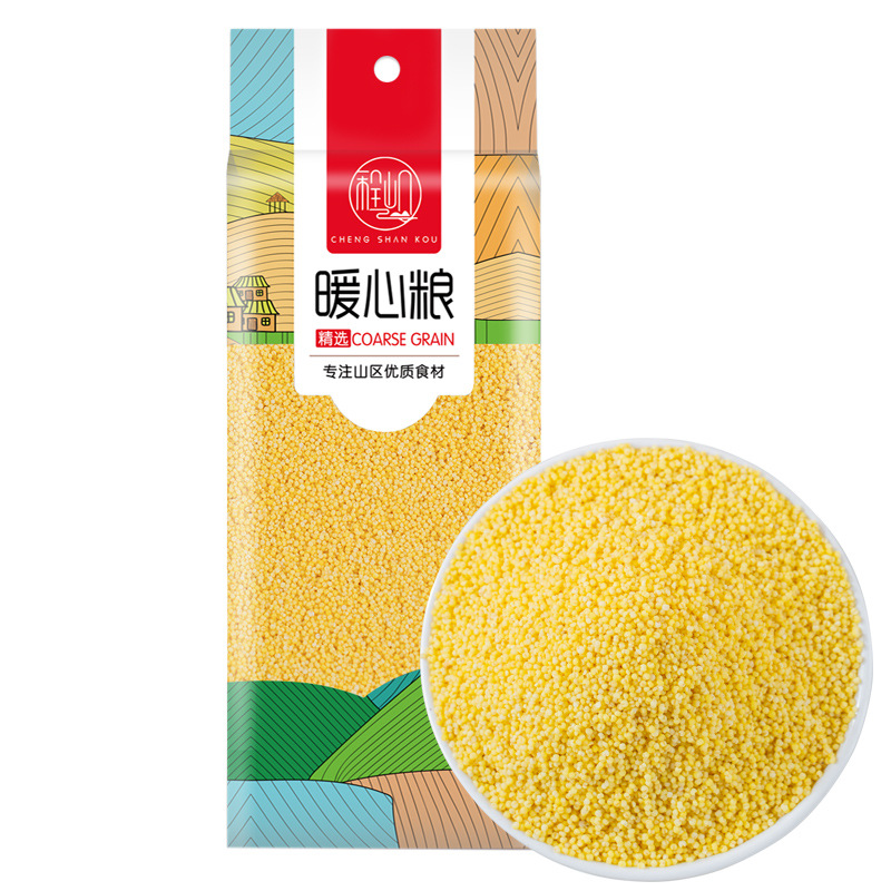 Cheng Shangkou Yellow Millet New Rice Farmhouse Small Yellow Rice Whole Grain Porridge Edible Millet Porridge Rice Porridge